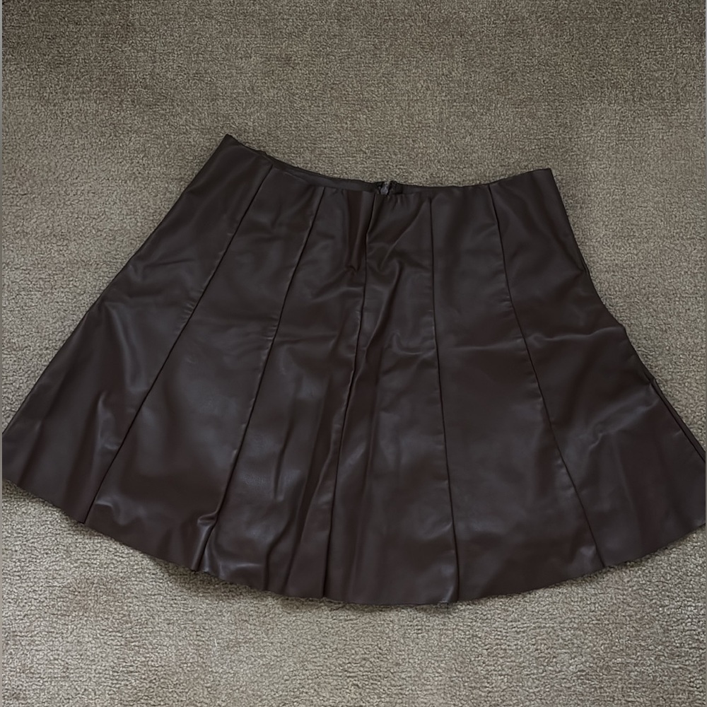 Brown Faux Leather